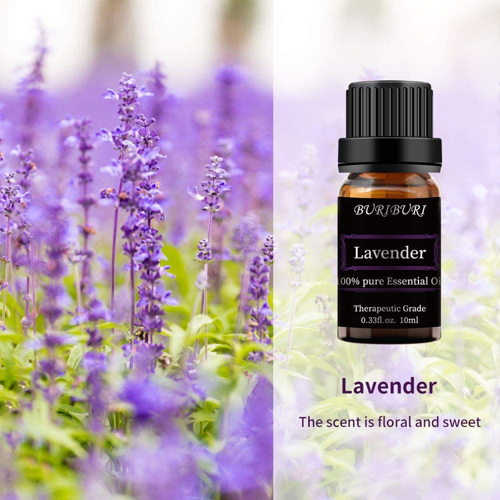 2pcs 10ml Lavender + Orange Essential Oil Set