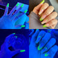 8 Colors Luminous Poly Nails Gel Nail Extension Gel Glow in the Dark