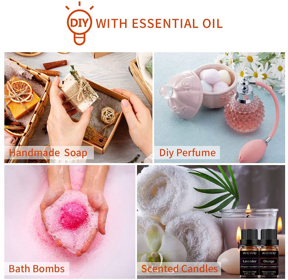 lavender jasmine essential oil set usage