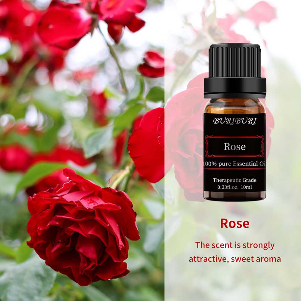 2pcs 10ml Rose + Peony Essential Oil Set