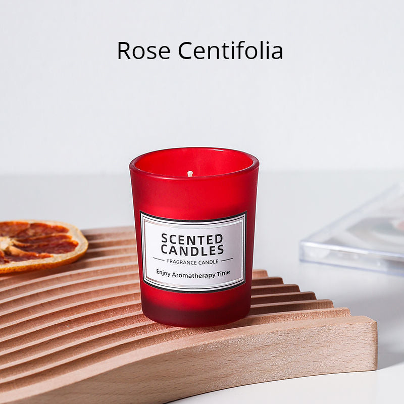 Soy Wax DIY Aroma Scented Candle Cup Rose Centifolia