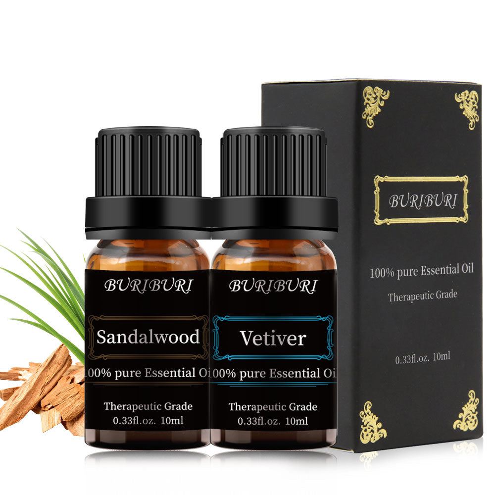 Sandalwood Vetiver Essential Oil set