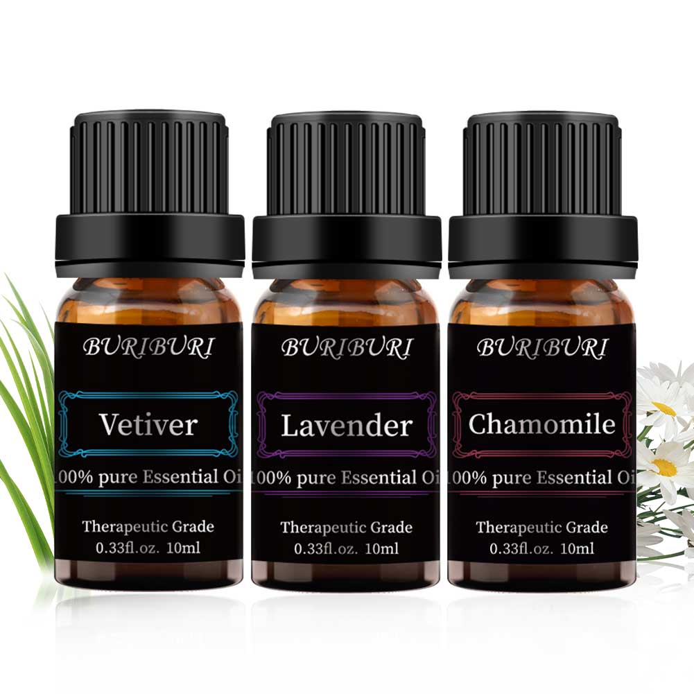 Lavender Chamomile Vetiver Essential Oils 
