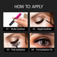 3 Pairs 3D 5-15mm Magnetic Eyelashes & Eyeliner Kit Reusable No Glue False Lashes