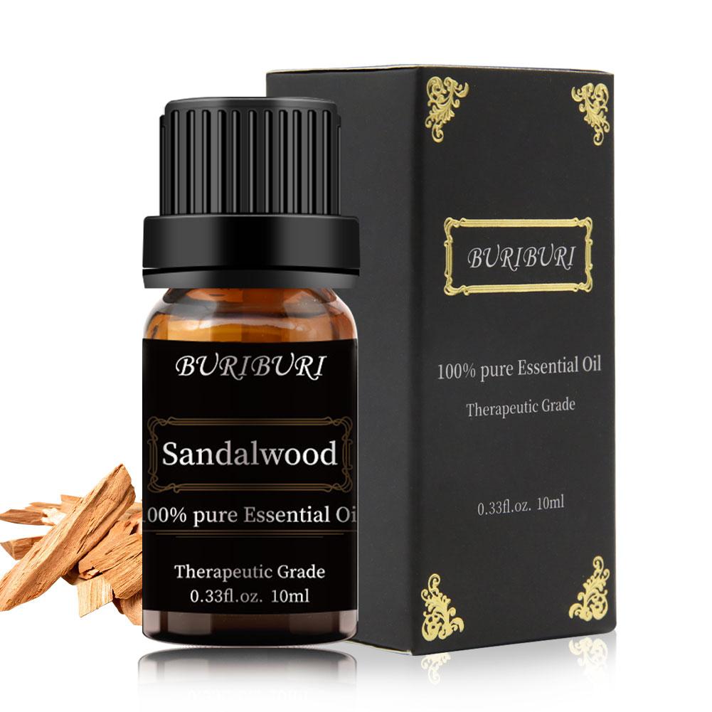 Sandalwood, Frankincense, Cinnamon, Lemongrass, Honeysuckle, Lily, Lotus, Myrtle essential oil set